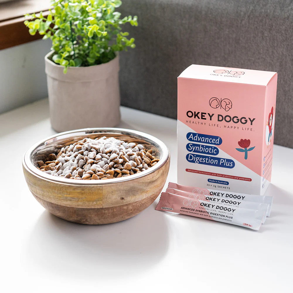 OKEY DOGGY Advanced Synbiotic Digestion Plus for Cats and Dogs 3gx30sachets - Image 4