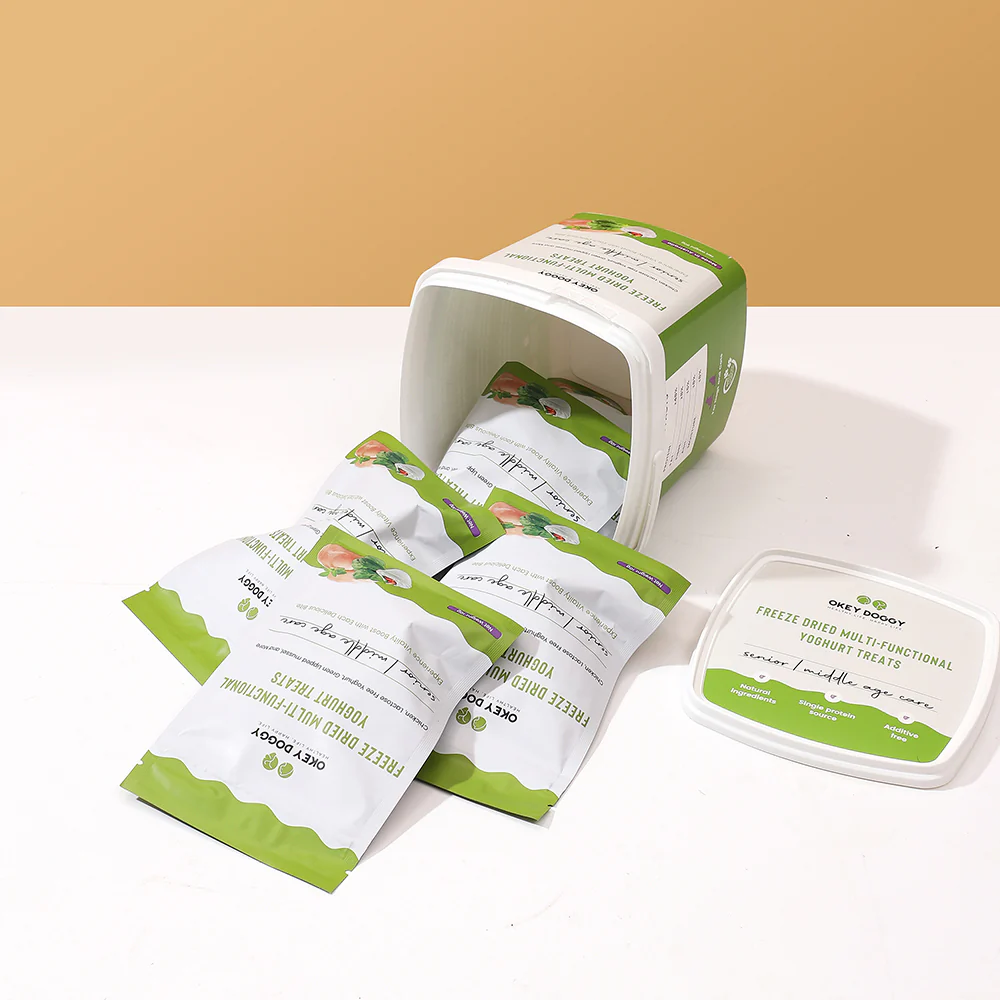 OKEY DOGGY Freeze Dried Senior & Middle Age Care Multifunctional Yoghurt Pet Treats 50g - Image 7