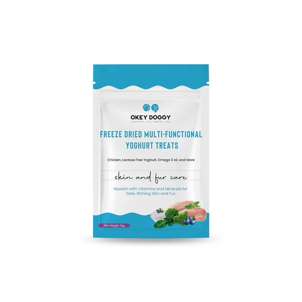 OKEY DOGGY Freeze Dried Skin & Fur Care Multifunctional Yoghurt Pet Treats 50g - Image 18