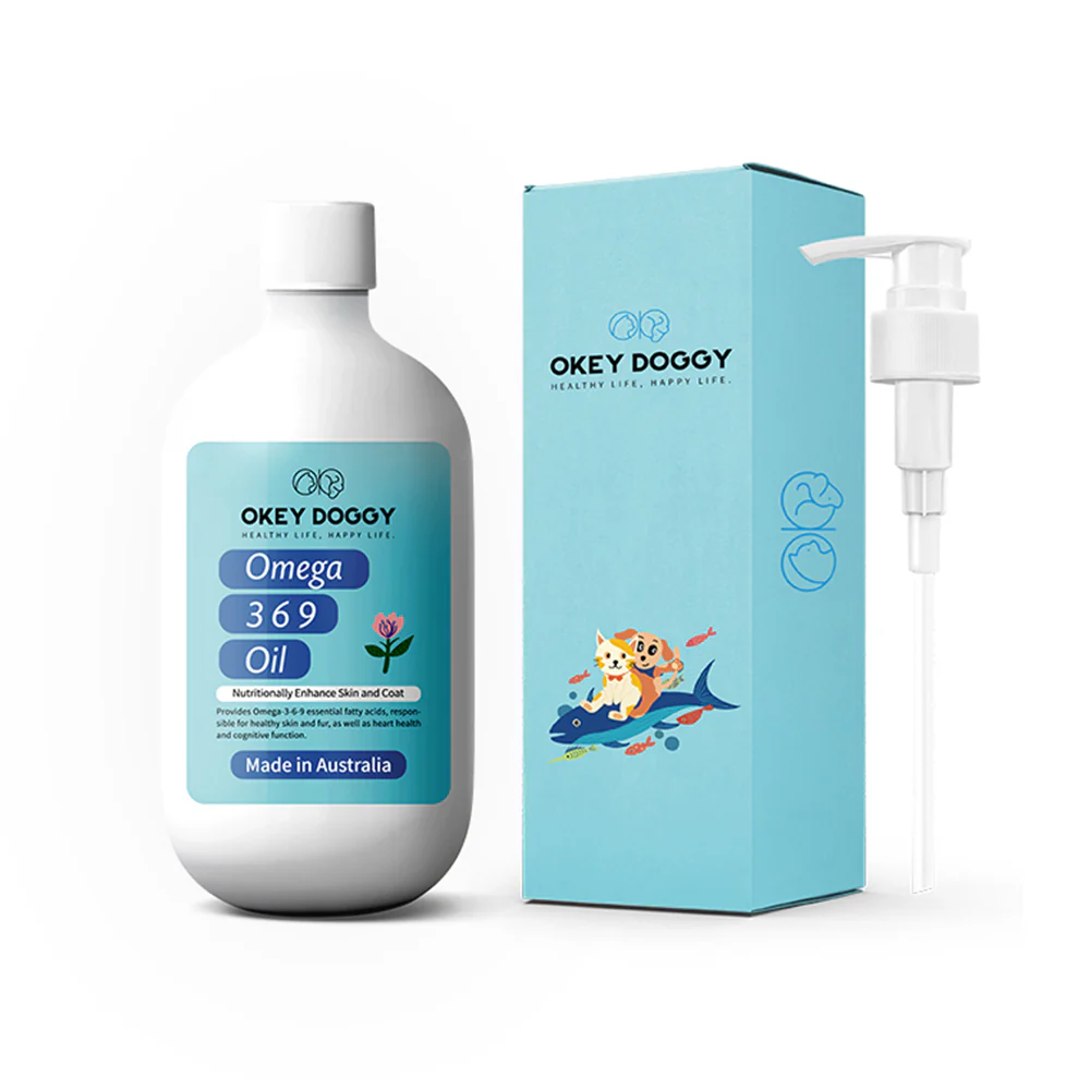 OKEY DOGGY Omega 3,6,9 Oil Supplement for Cats and Dogs - Image 2