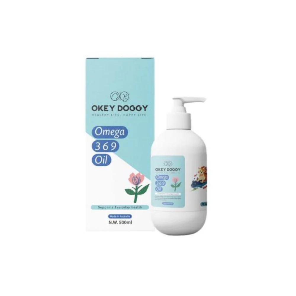 OKEY DOGGY Omega 3,6,9 Oil Supplement for Cats and Dogs - Image 5