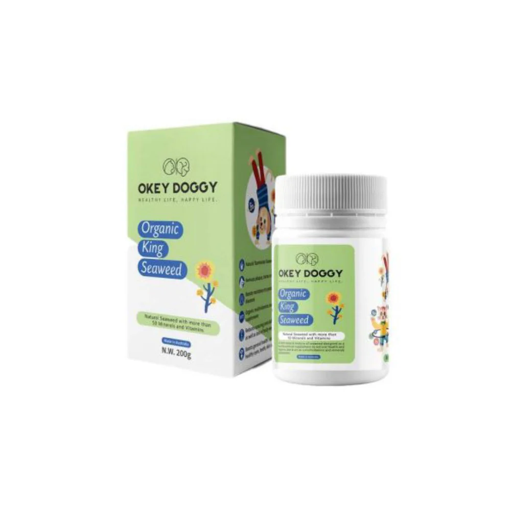OKEY DOGGY Organic King Seaweed Supplement for Cats and Dogs 200g - Image 5