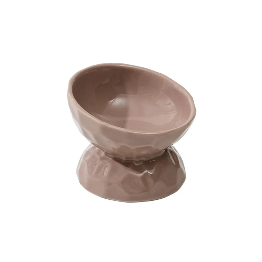 One-Piece Ceramic Pet Slanted High Bowl - 200ml - Image 11