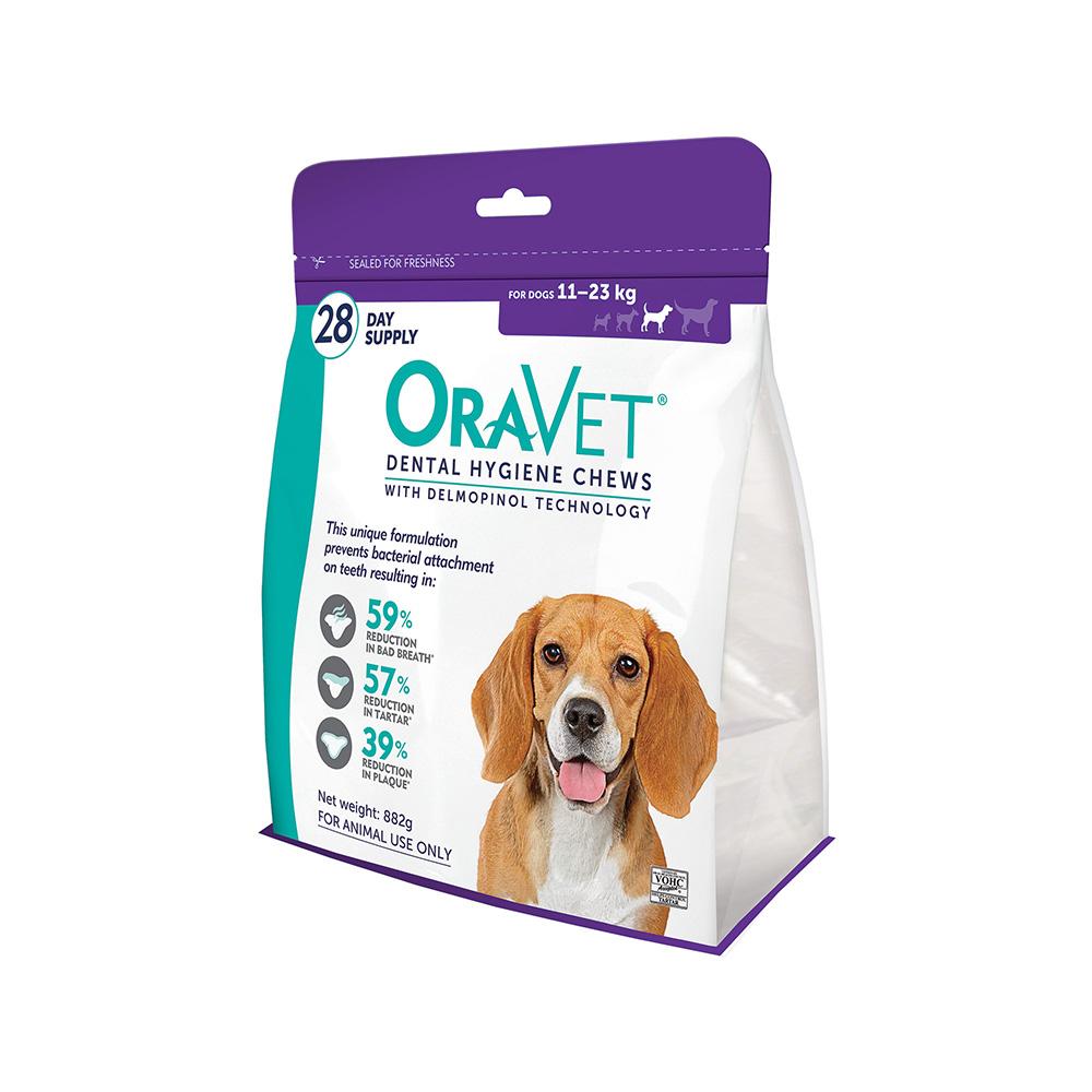 ORAVET Dog Dental Hygiene Chews (11-23kg) 822g - Image 2