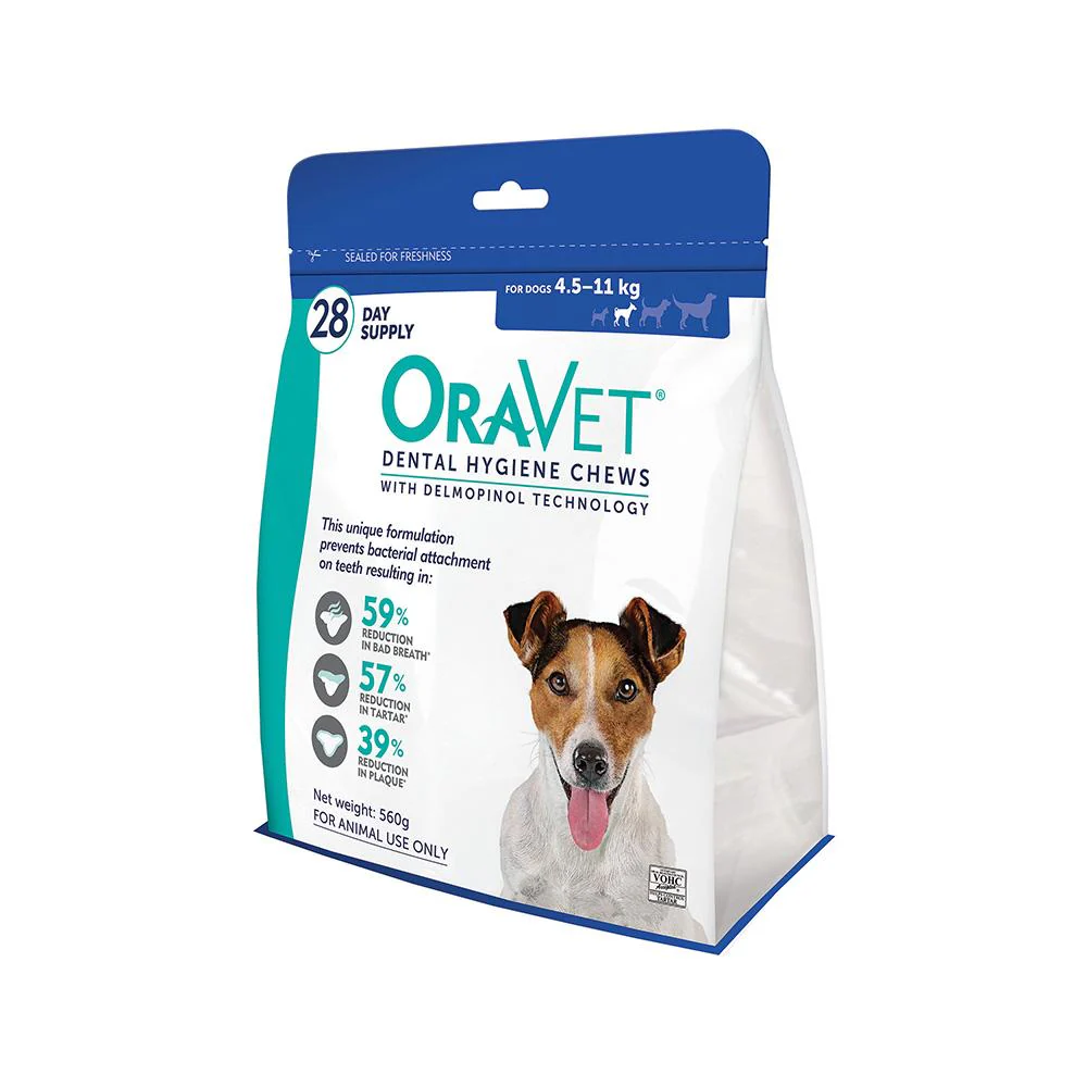 ORAVET Dog Dental Hygiene Chews (4.5-11kg) 560g - Image 2