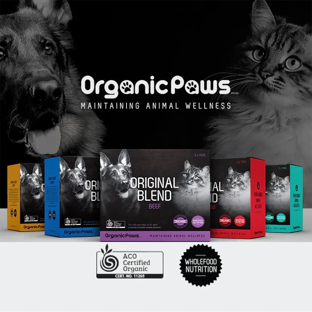 ORGANIC PAWS Powerhouse Lamb & Chicken Raw Pet Food 1.5kg - Image 2
