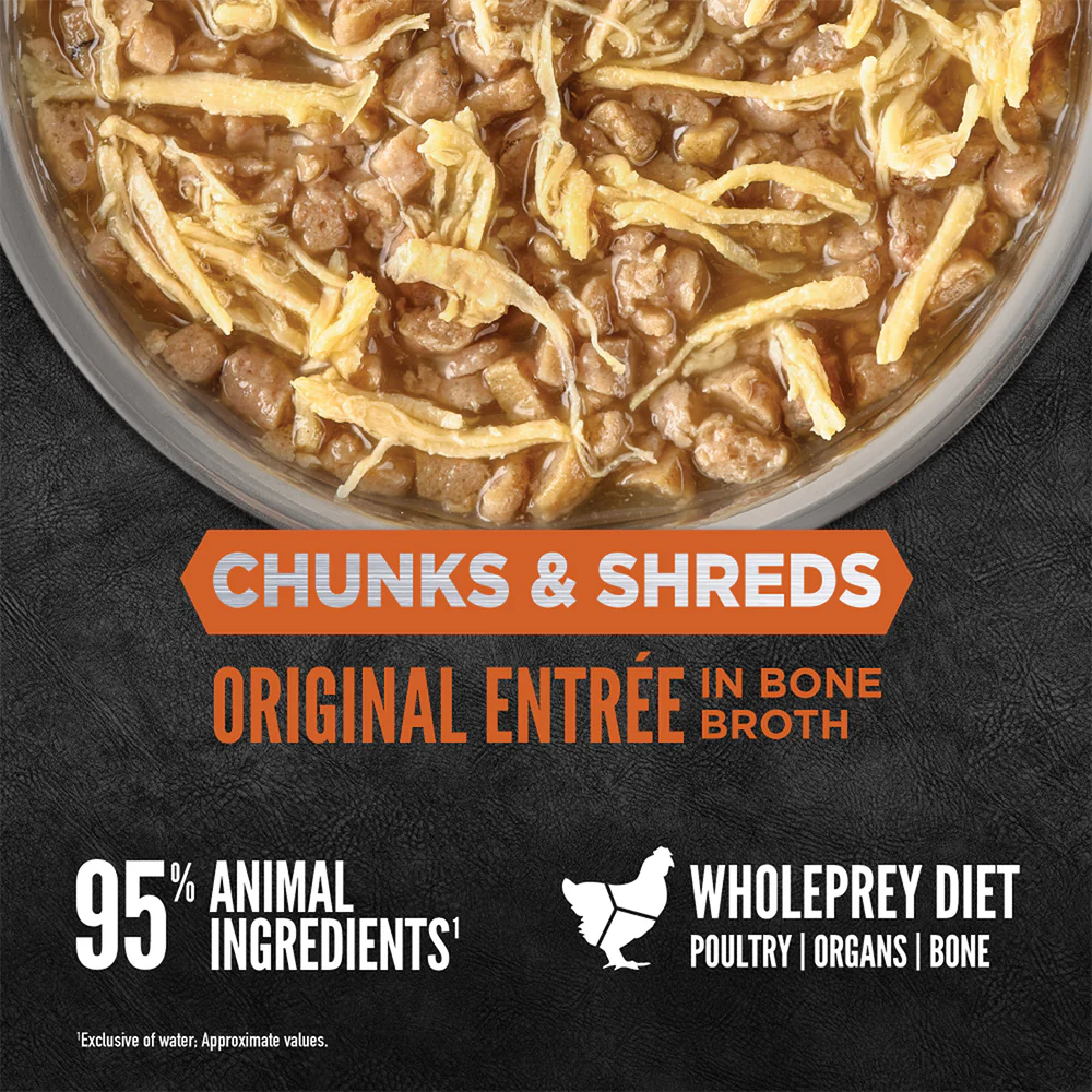 ORIJEN Chunks & Shreds - Original Entrée Adult Wet Cat Food - Image 3