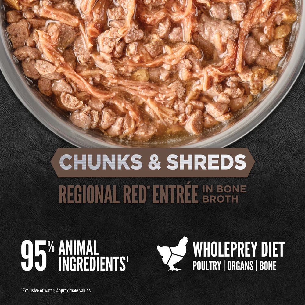 ORIJEN Chunks & Shreds - Regional Red Entrée Adult Wet Cat Food - Image 4