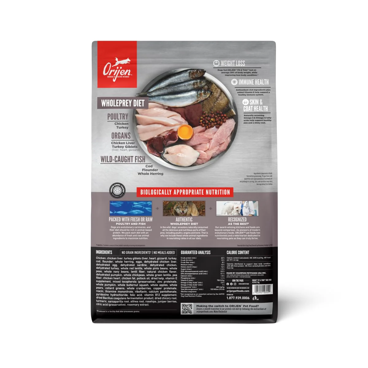ORIJEN Fit & Trim Biologically Appropriate Dry Dog Food - Image 2