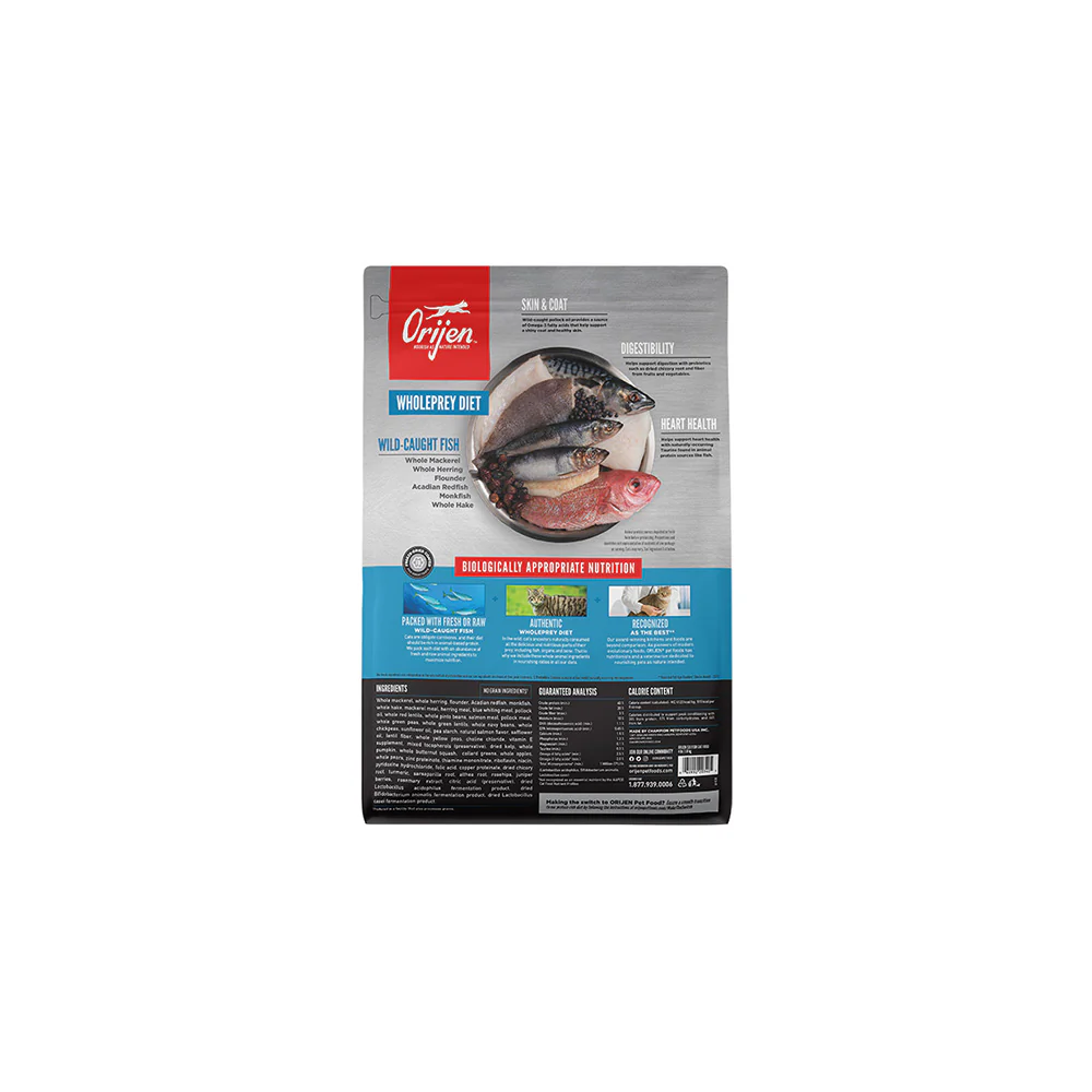 ORIJEN Six Fish Biologically Appropriate Dry Cat Food - Image 2