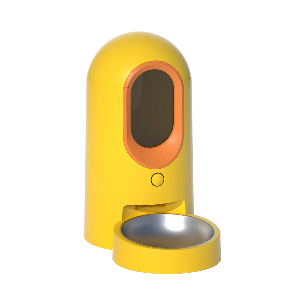 PAKEWAY Yellow Wifi-enabled Automatic Pet Feeder 2.6L