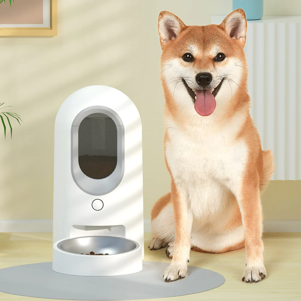 PAKEWAY Yellow Wifi-enabled Automatic Pet Feeder 2.6L - Image 3