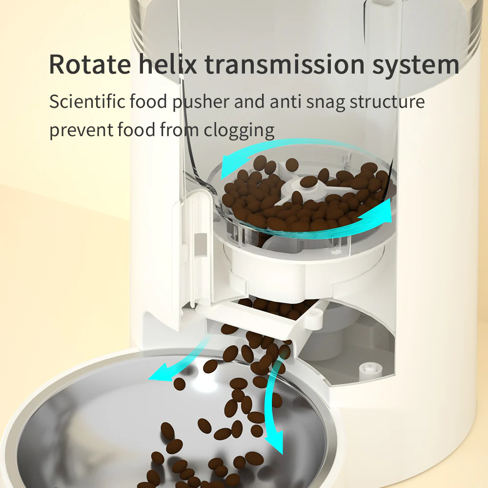 PAKEWAY Automatic Pet Feeder 4L- White - Image 12