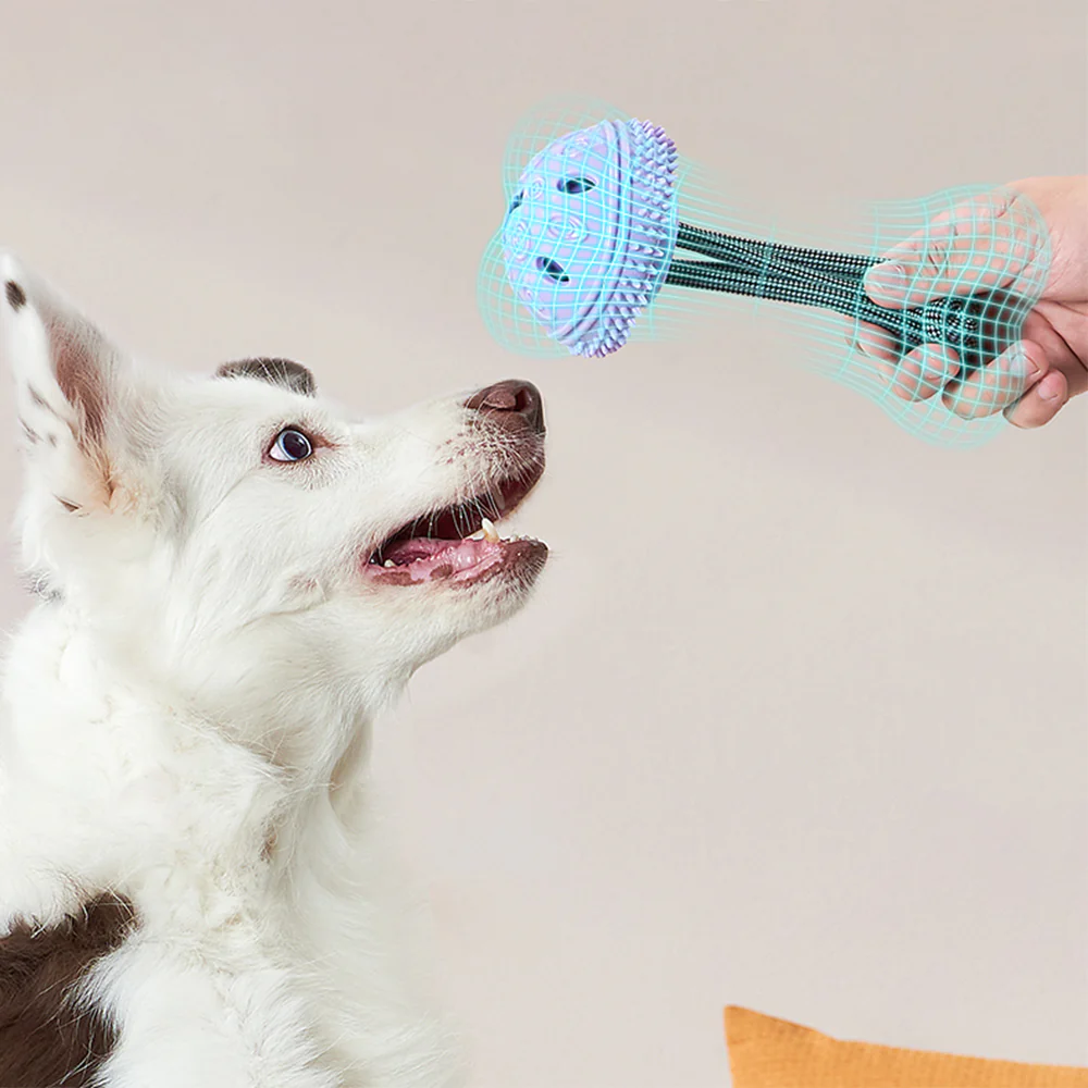 PAKEWAY Blue Jellyfish Play & Food Feeder for Big Dogs - Image 2