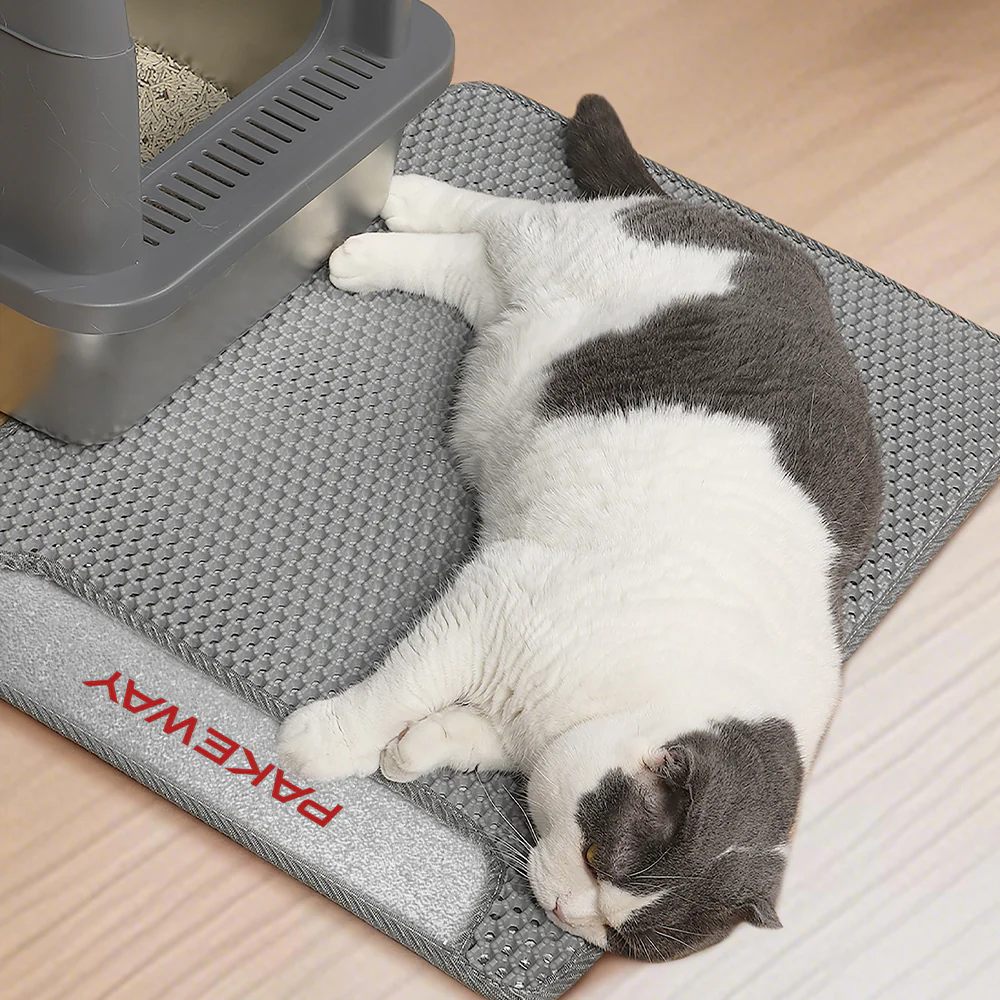 PAKEWAY Cat Litter Mat with Non-Slip Washable 69x51cm - Image 6
