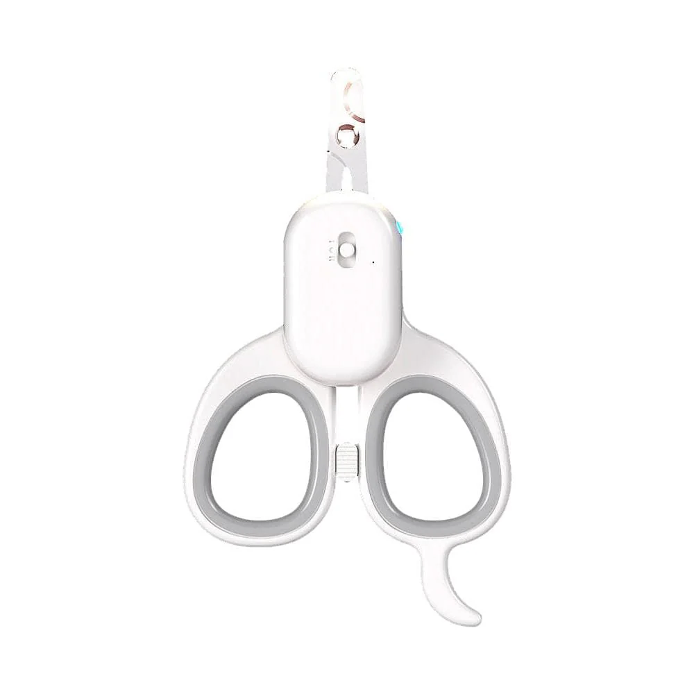 PAKEWAY Grey Cat Nail Clipper with LED