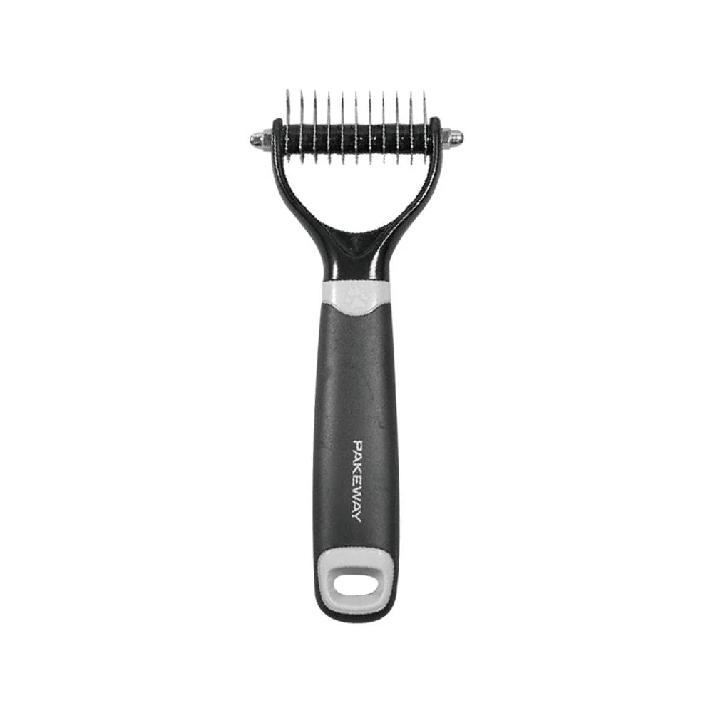 PAKEWAY Grey Pet Dematting Rake