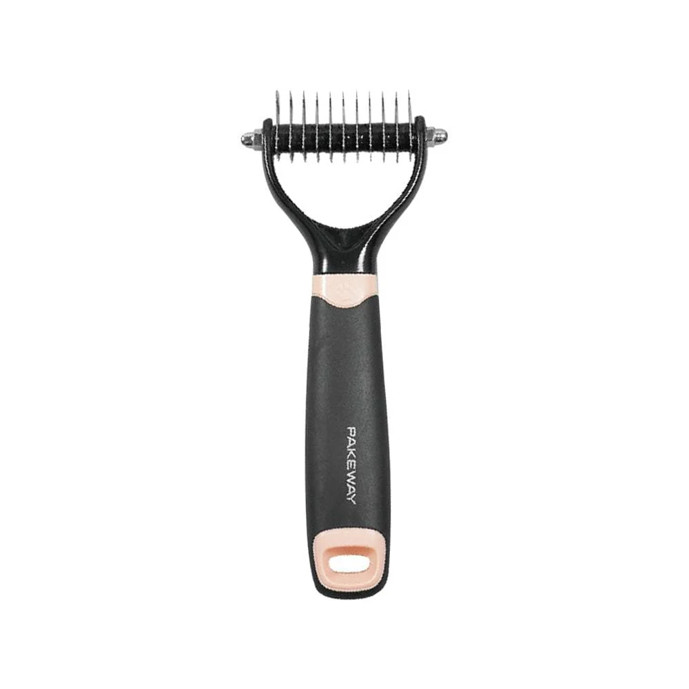 PAKEWAY Pink Pet Dematting Rake