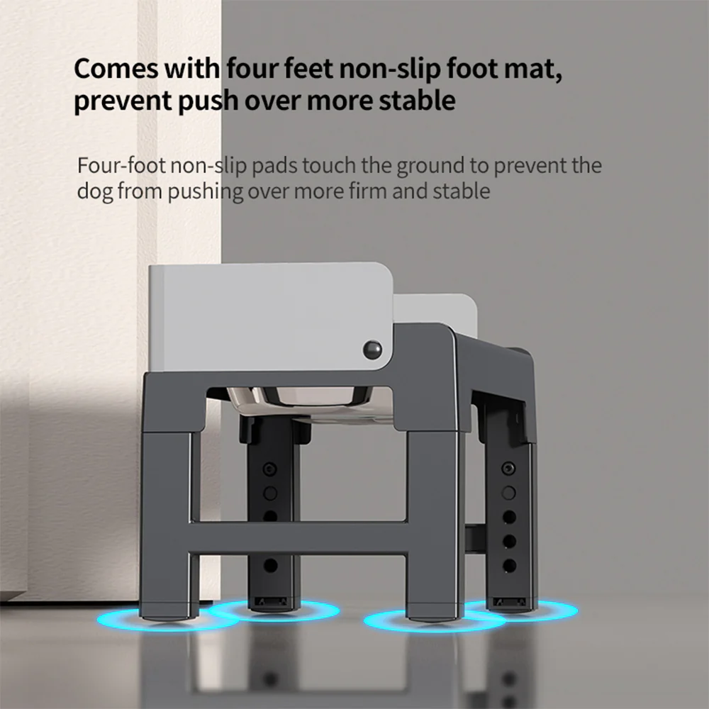 PAKEWAY Lifting Bowl With Five Height Adjustable(Two Steel Bowls) - Image 12