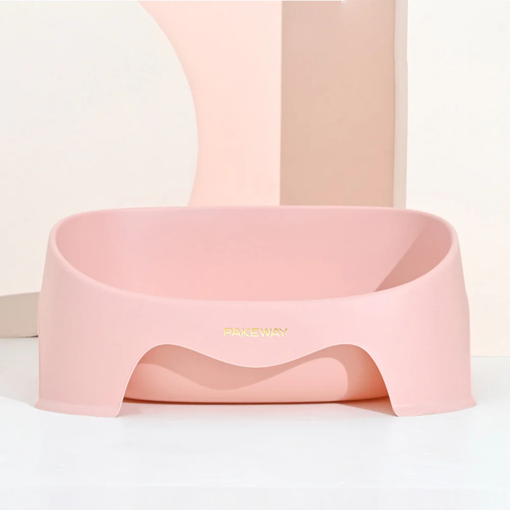 PAKEWAY Pink Π Series Cat Toilet Tray and Cattery 50.5x39.4x20cm - Image 3