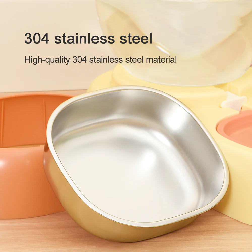 PAKEWAY Blue Pearl Pet Drinking and Feeding Steel Bowl - Image 5