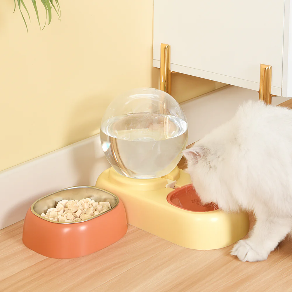 PAKEWAY Blue Pearl Pet Drinking and Feeding Steel Bowl - Image 9