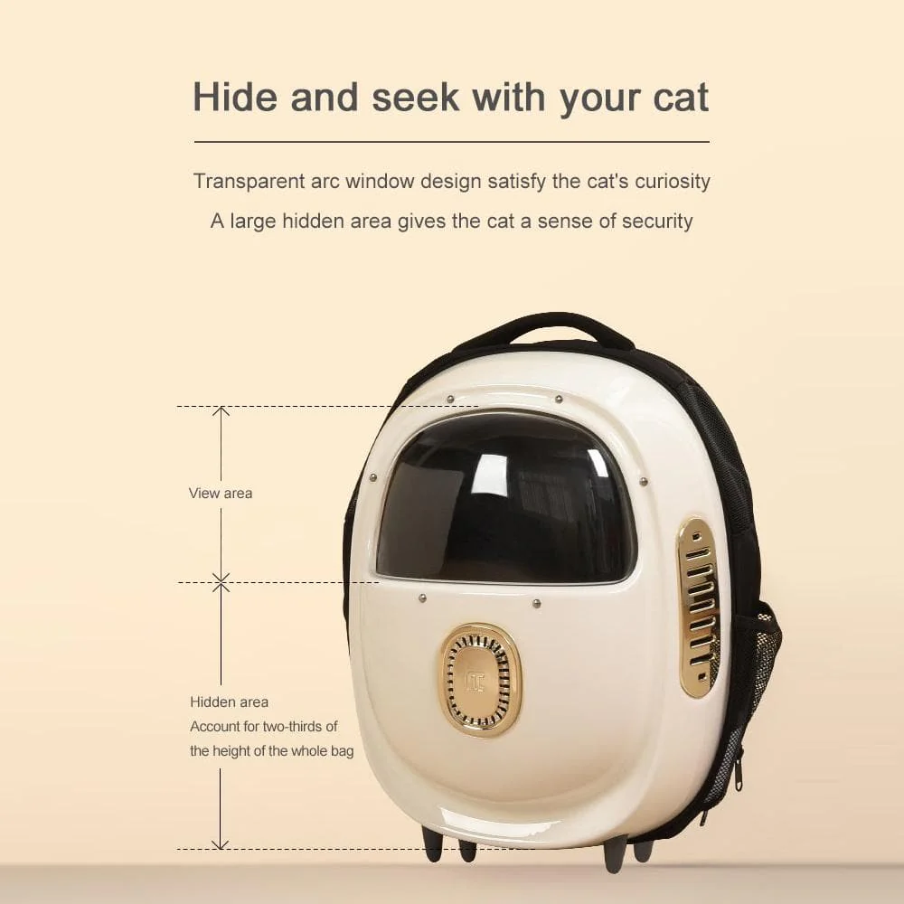 PAKEWAY Blue Pet Backpack With Air Circulation Function - Image 11