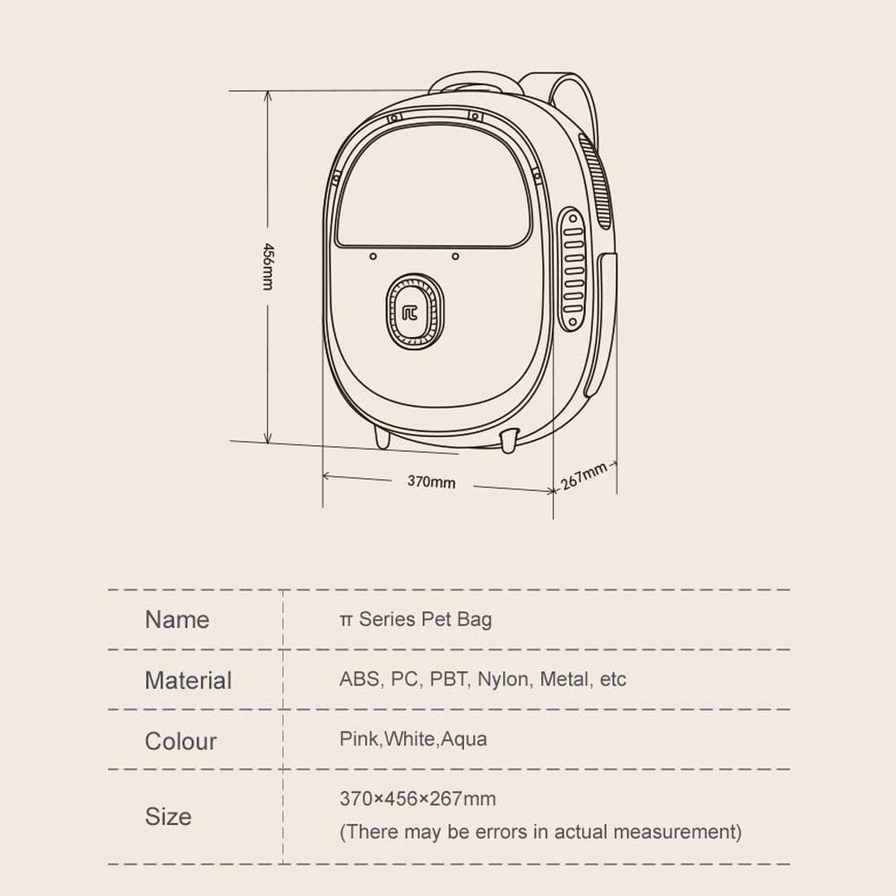 PAKEWAY White Pet Backpack with Air Circulation Function - Image 10