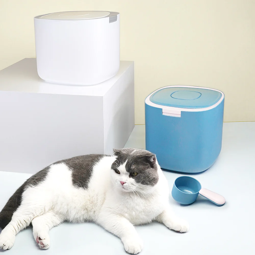 PAKEWAY Pink & Blue Pet Food Storage 10L - Image 2