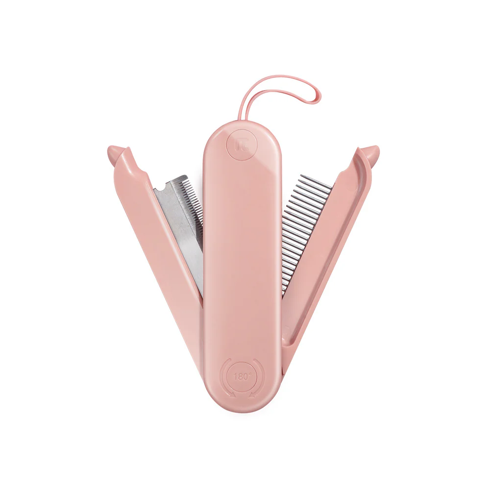 PAKEWAY Pink Shadow Pet Comb
