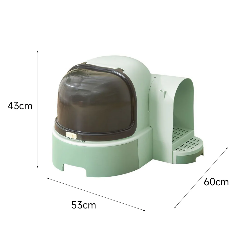 PAKEWAY Green Star Tunnel Cat Litter Box - Image 9