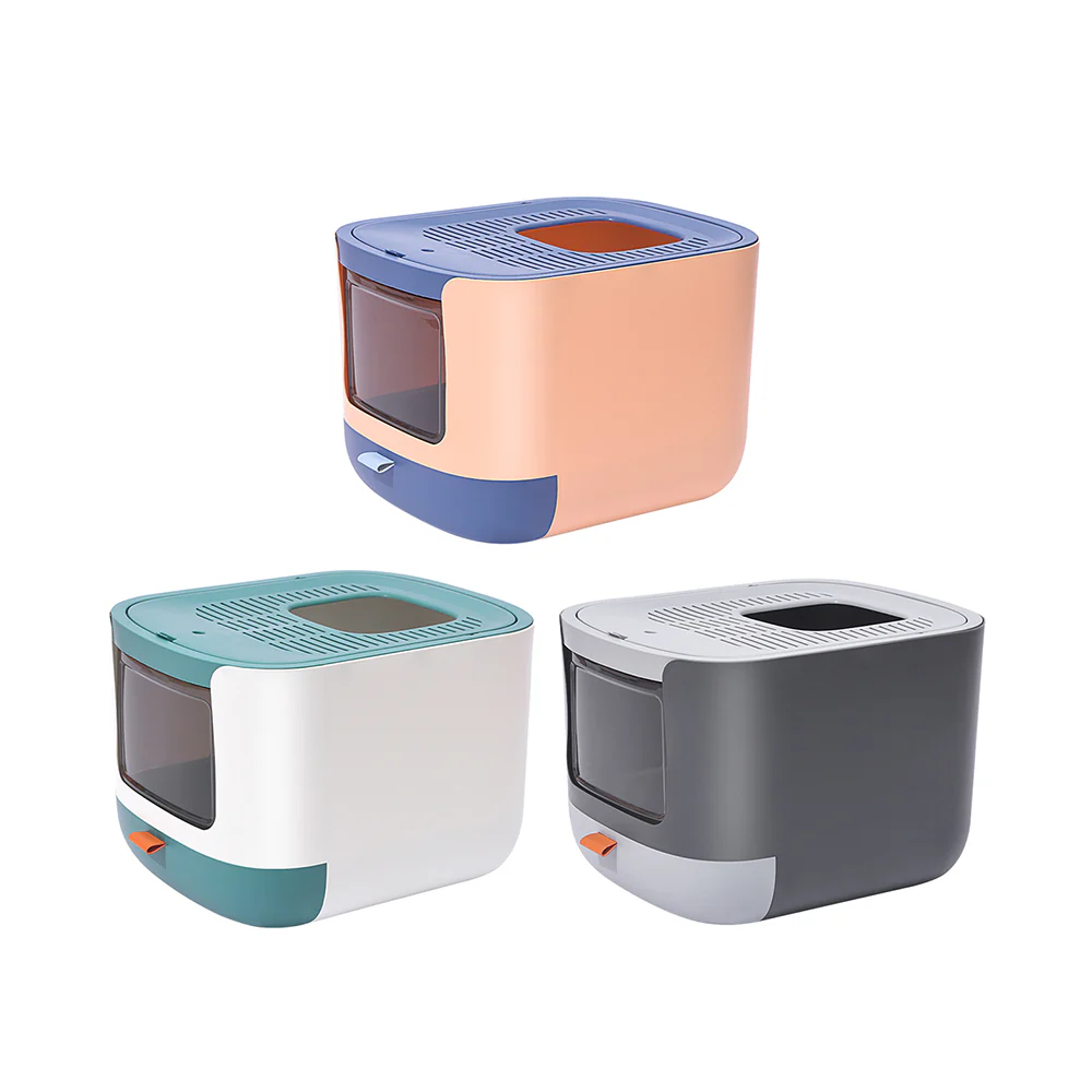PAKEWAY Starry Valley Cat Litter Box 44x53.5x37.9cm