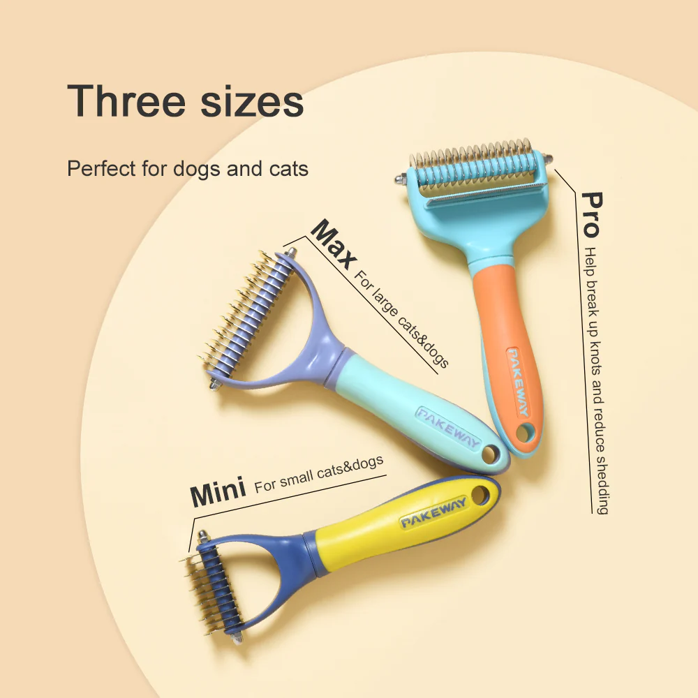 PAKEWAY T10 Pet Dematting Rake - Image 4