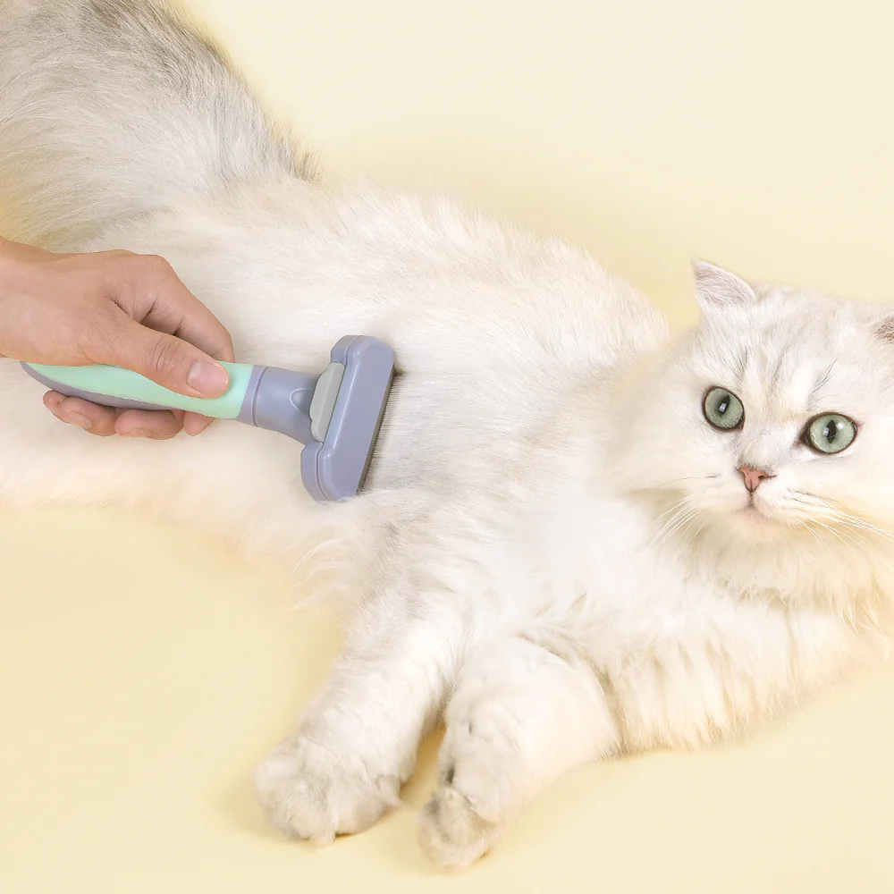 PAKEWAY T10 Long Hair Self-Cleaning Hair Removal Comb For Cats - Image 10