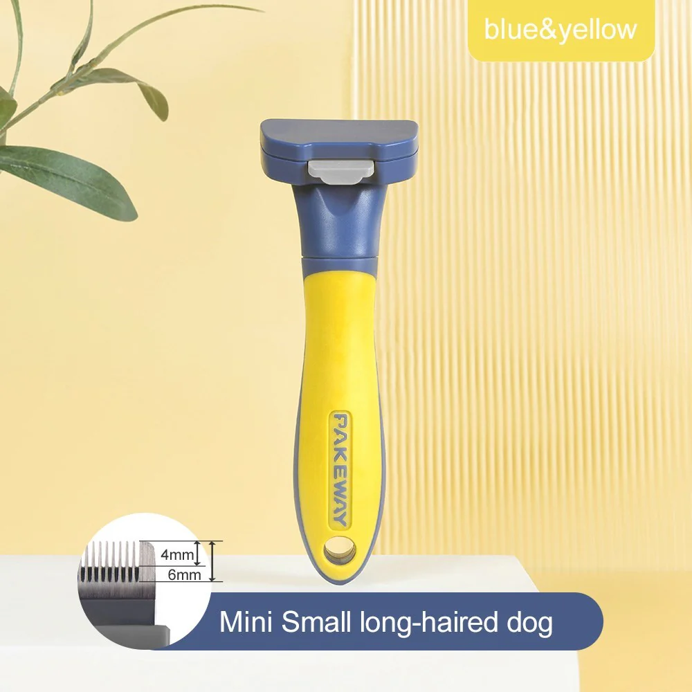 PAKEWAY T10 Self-Cleaning Long Hair Remover Dog Comb (Small) - Image 2