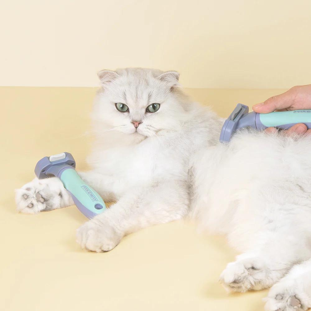 PAKEWAY T10 Short Hair Self-Cleaning Hair Removal Comb For Cats (Small) - Image 10