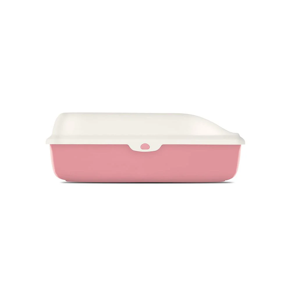 PAKEWAY Tomcat Cat Litter Tray Middle Size - Pink - Image 2