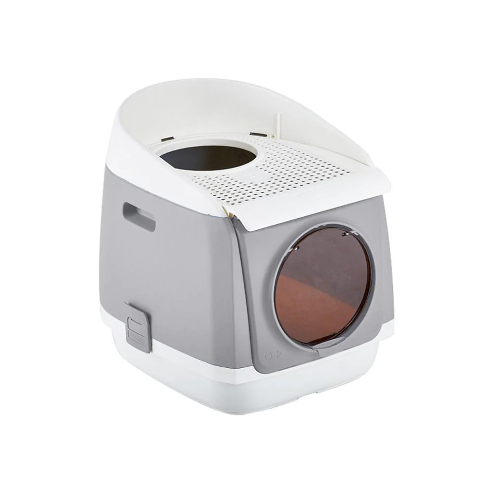 PAKEWAY Tomcat Grey Free Cabin Cat Litter Box - Image 3