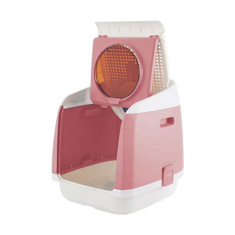 PAKEWAY Tomcat Pink Free Cabin Cat Litter Box - Image 6