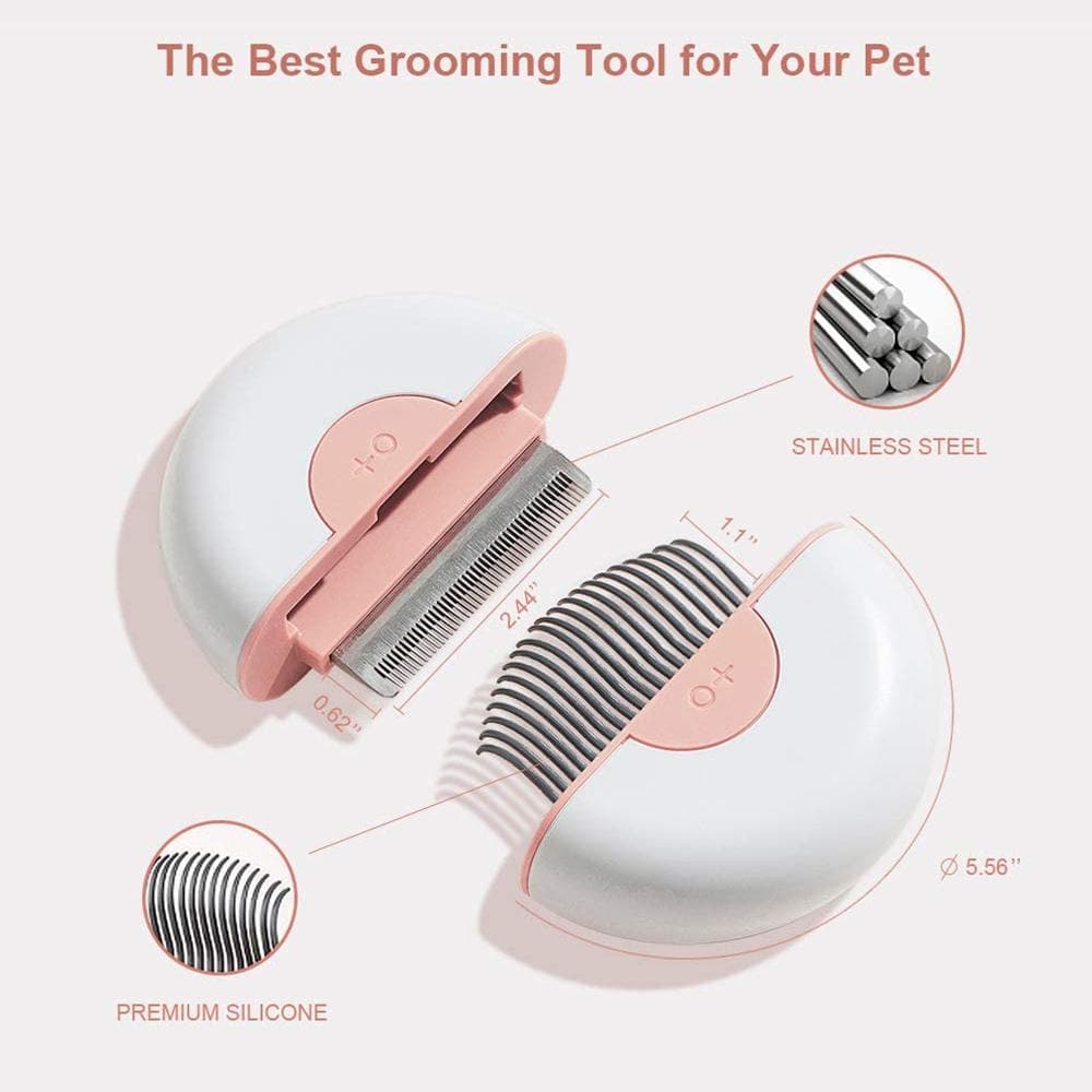 PAKEWAY Tomcat Peach Ge-Mini Pet Comb for Long Hair - Image 3