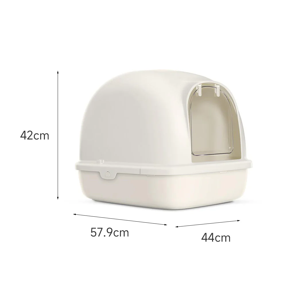 PAKEWAY Tomcat Litter Box Large - White - Image 3