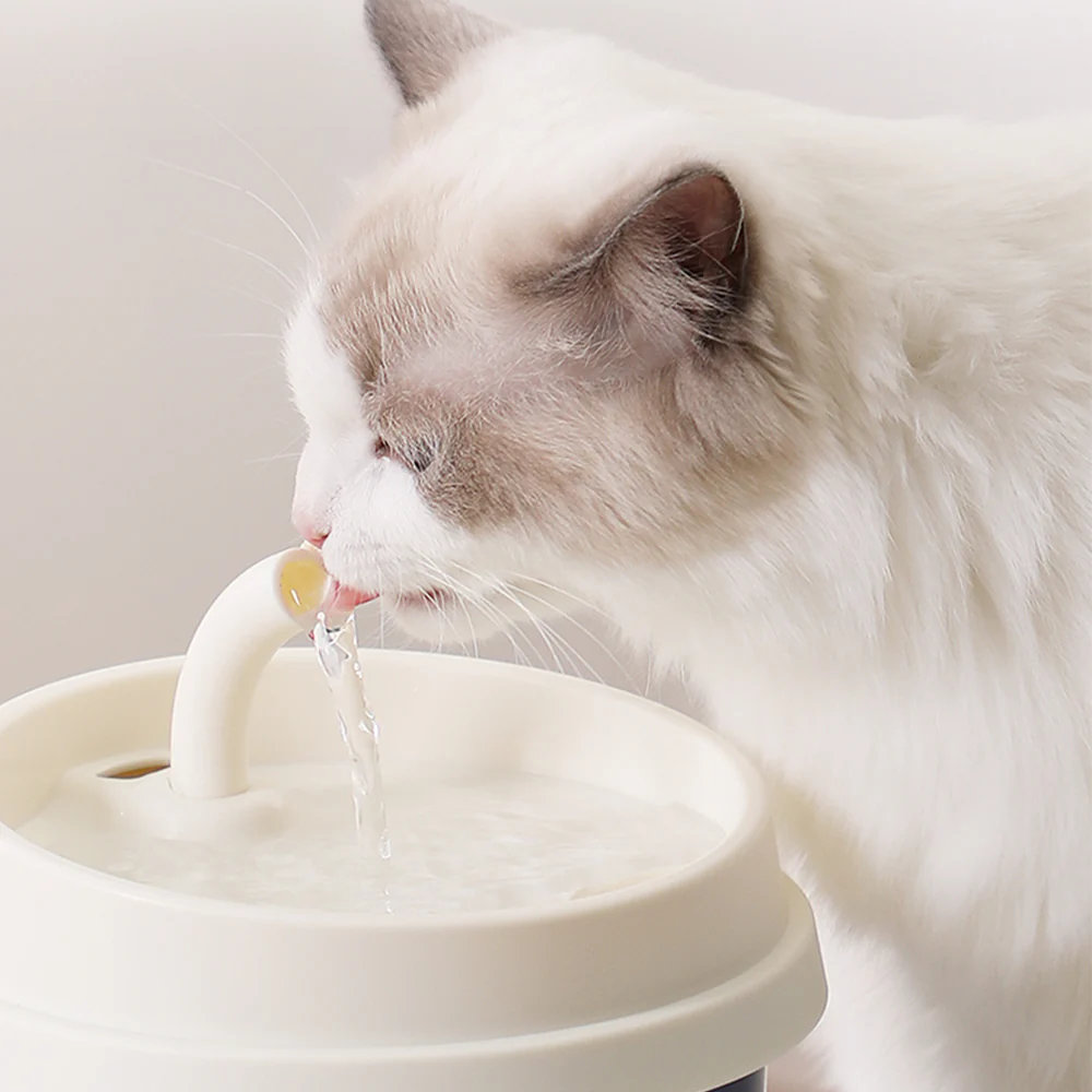 PAKEWAY Yellow Pet Drinking Fountain With Protection Function 1.8L - Image 2