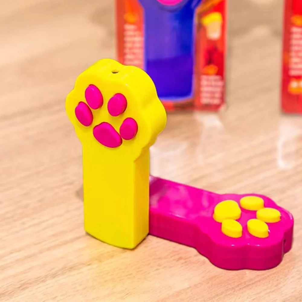 PAW BEAM Yellow Paw Laser Pointer Cat Toy - Image 5