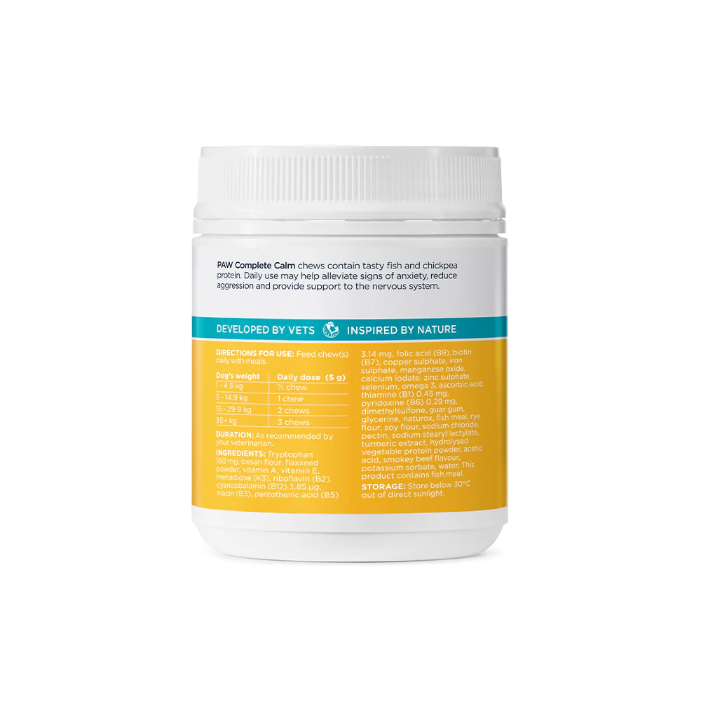 PAW Complete Calm Dog Multivitamin Chews 300g - Image 3