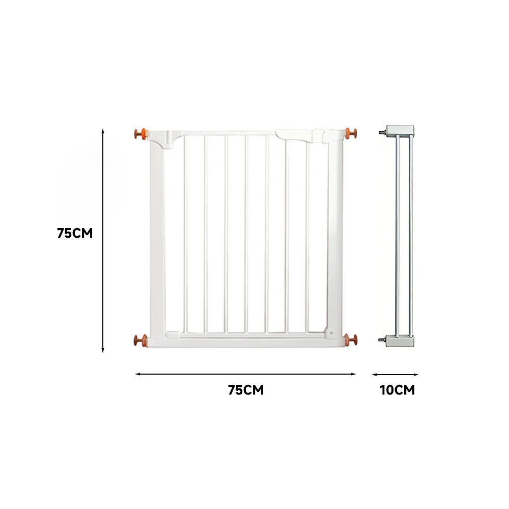 Pet Adjustable Metal Gate & Accessories 75 cm - Image 3