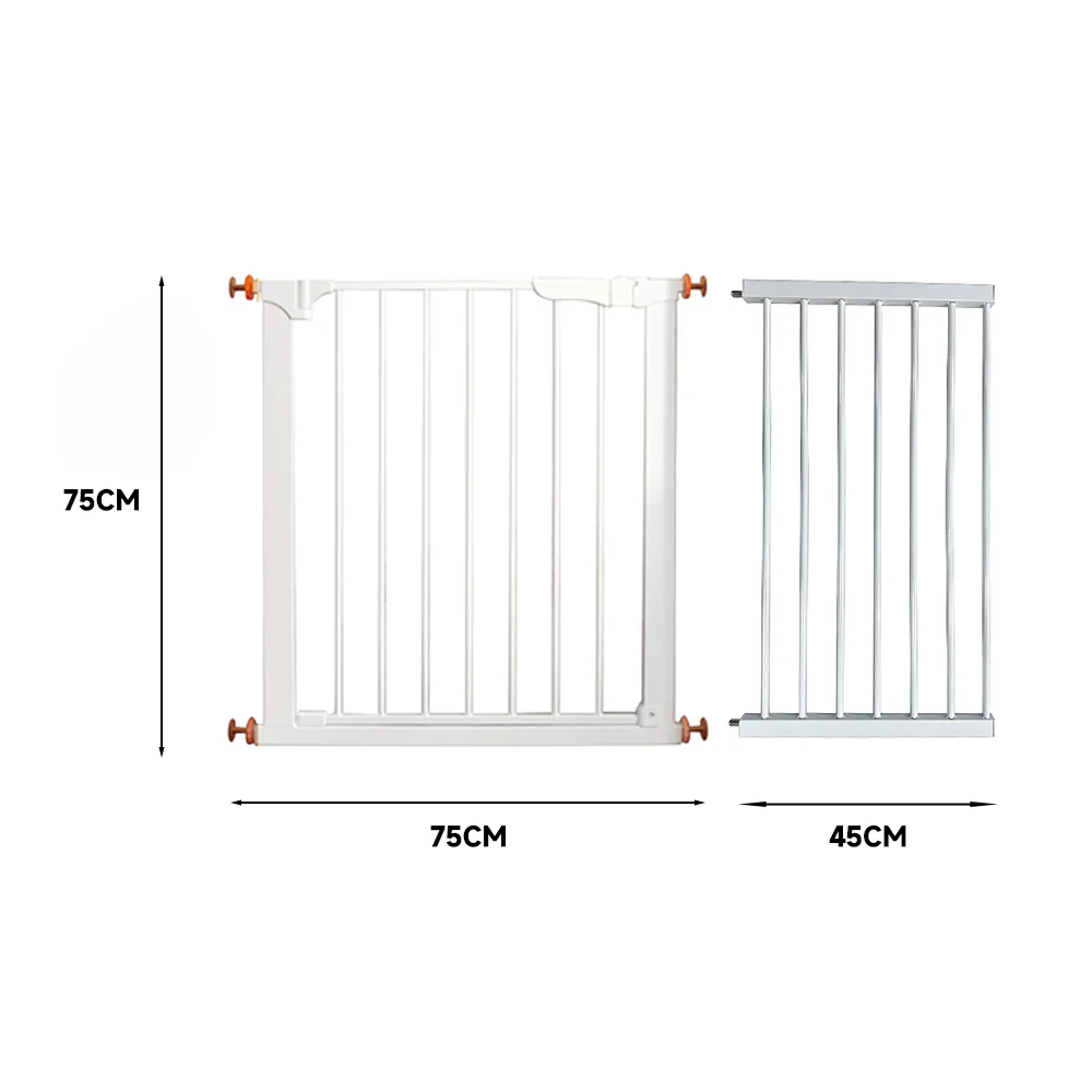 Pet Adjustable Metal Gate & Accessories 75 cm - Image 6