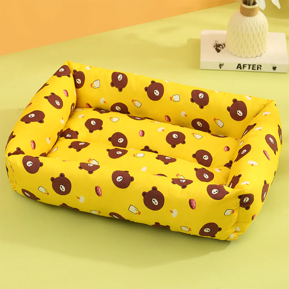 Pet Bed Bolster Square Removable Washable - Image 10