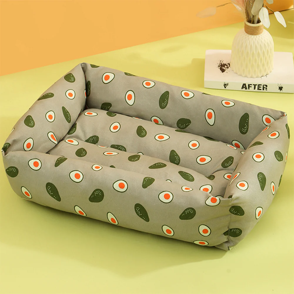 Pet Bed Bolster Square Removable Washable - Image 11