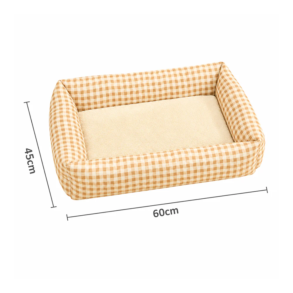 Pet Bed Bolster Square Removable Washable - Image 2