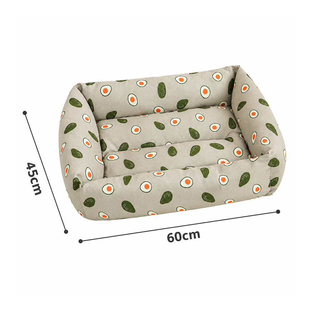Pet Bed Bolster Square Removable Washable - Image 4